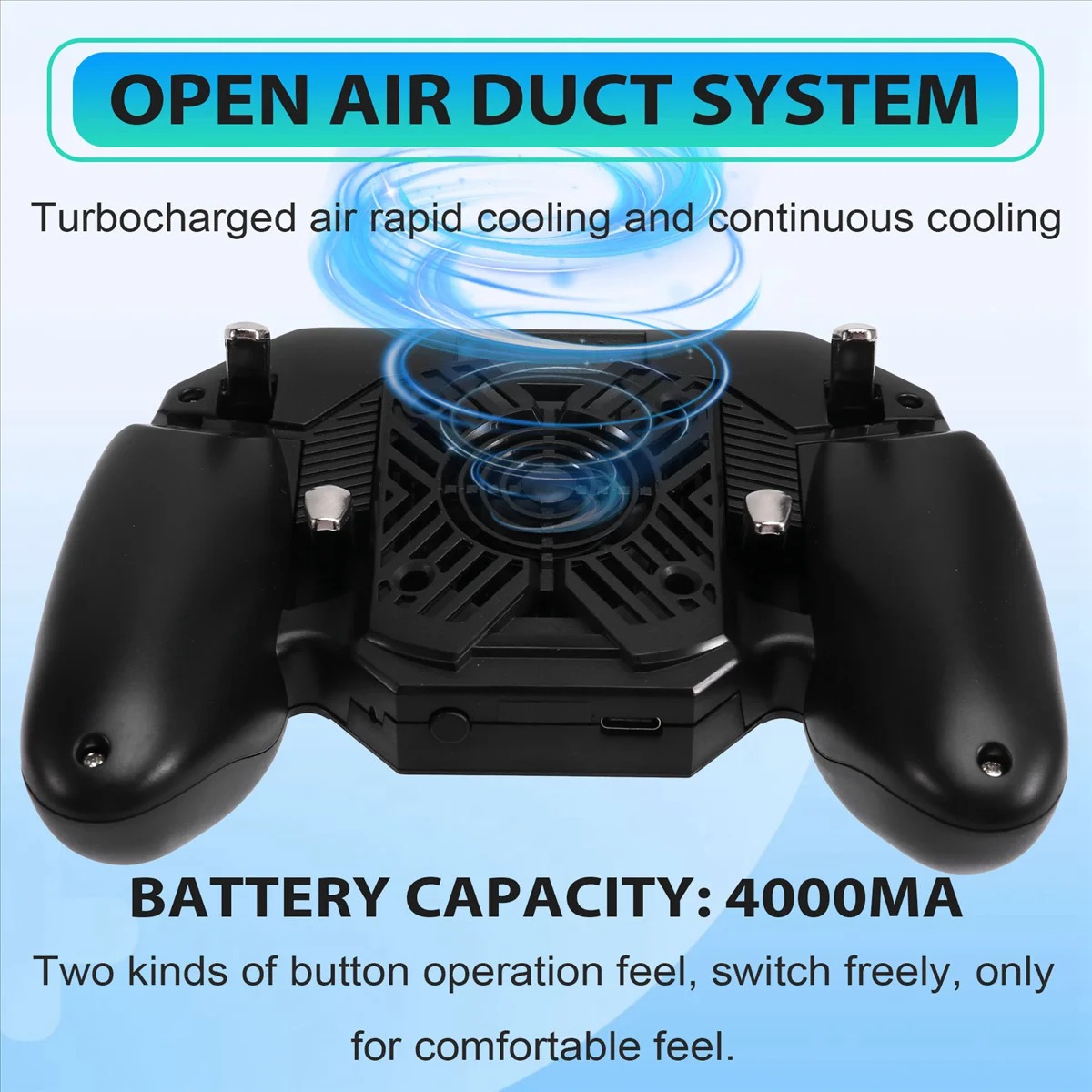 MEMO DL100 Freeze Control – Refroidisseur Smartphone & Manette Mobile à 6 Doigts Rechargeableimage-2