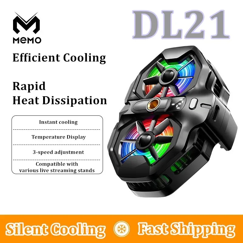 MEMO DL21 – Ventilateur de Refroidissement Haute Performance pour Smartphone image 1