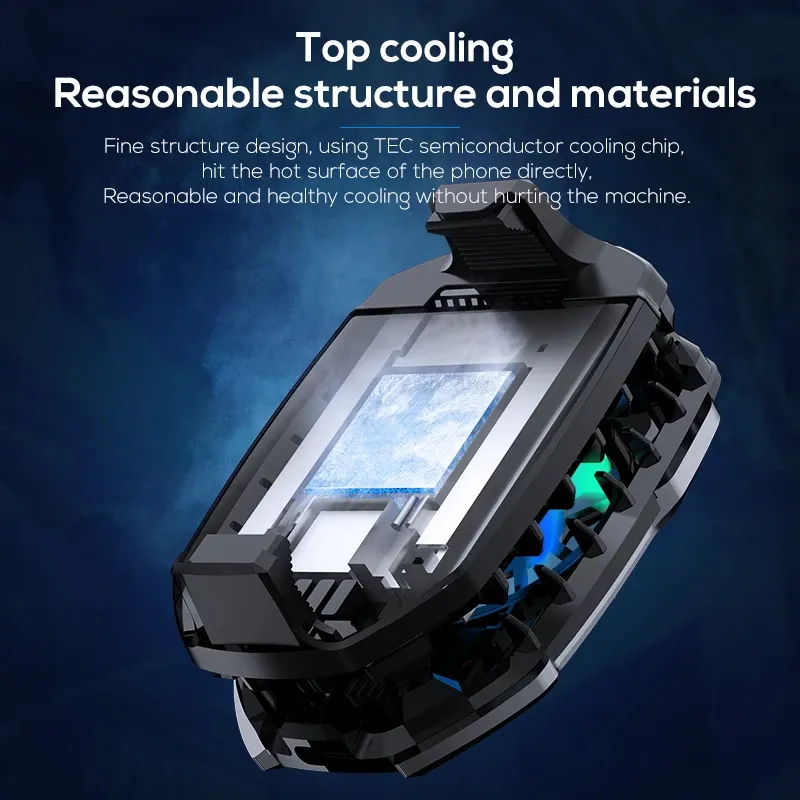Memo DLA8 Basic Cooler – Système de Refroidissement Actif à 3 Niveaux pour Smartphone Gaming image 3