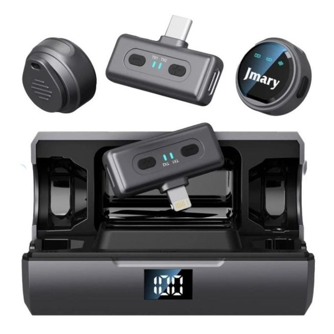 Micro Cravate Jmary MW-19 Professionnel – Réduction de Bruit pour iPhone et Android image 1