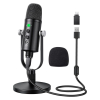 Microphone d'Enregistrement Professionnel en Métal image 1