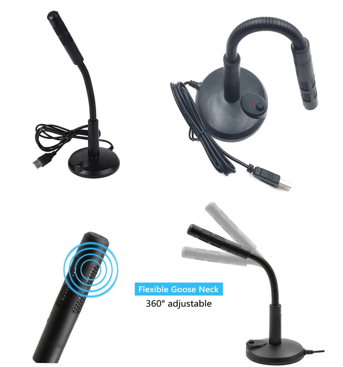 Microphone de Bureau USB Ajustable à 360 degrés image 3