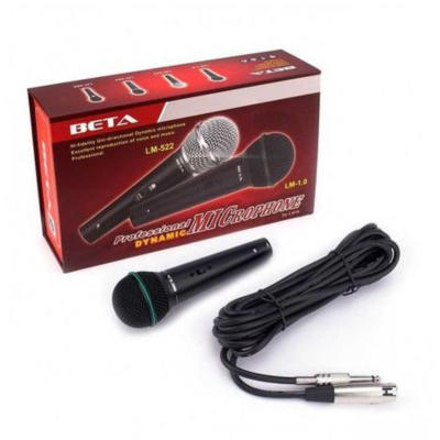 GENERALE - Microphone Dynamique Professionnel Beta avec Cable