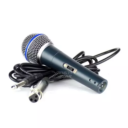 Micro Dynamique XLR Mâle Microphone DJ Col De Cygne Dynamique XLR - Tube Flexible Alimentation 48V Table De Mixage Xlr