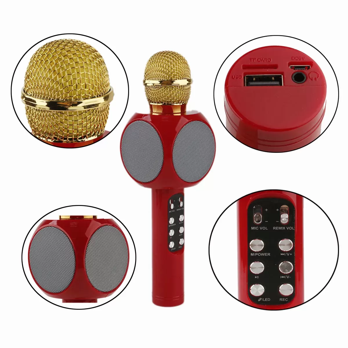Microphone Karaoké Portable Bluetooth image 3