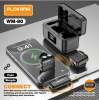 Microphone Lavalier Sans Fil PLOKAMA WM-80 (Dual Mics) – 2 Adaptateurs Main pour Interview, Boîtier de Charge & Réduction de Bruit (USB-C)image-2