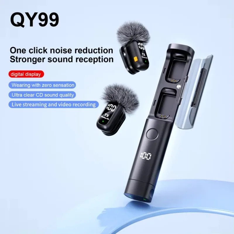 Microphone Lavalier Sans Fil Type-C – Mini Micro Cravate avec Réduction de Bruit image 1