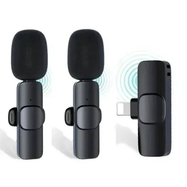 Microphone Sans Fil 2 en 1 avec Réduction de Bruit Intelligenteimage-2