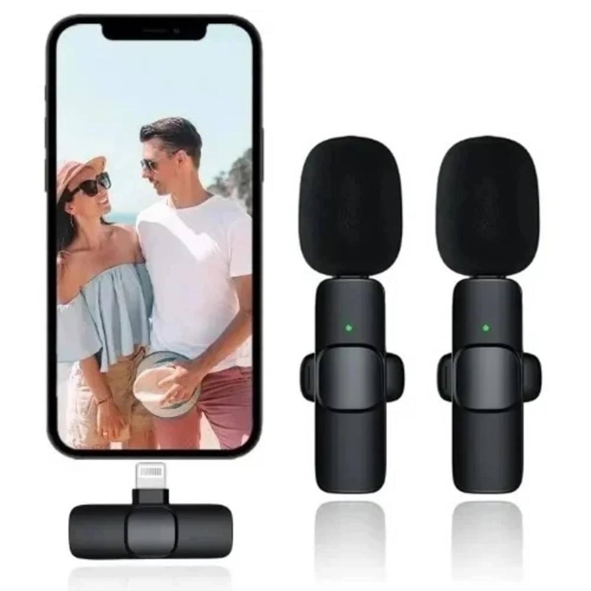 Microphone Sans Fil 2 en 1 avec Réduction de Bruit Intelligente image 3