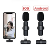 Microphone Sans Fil Bluetooth 2.4G Portable – Enregistrement Audio/Vidéo Conférences, Média en Direct, Jeu et Plein Air image 1