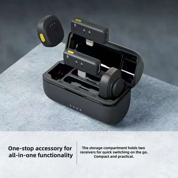 Microphone Sans Fil TheSX27 avec Réduction de Bruit IA – Connecteur USB-C image 3
