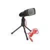Microphone SF-920 3.5mm Desktop Microphone with Volume Control and Tripod Stand for Recording Podcast image 1
