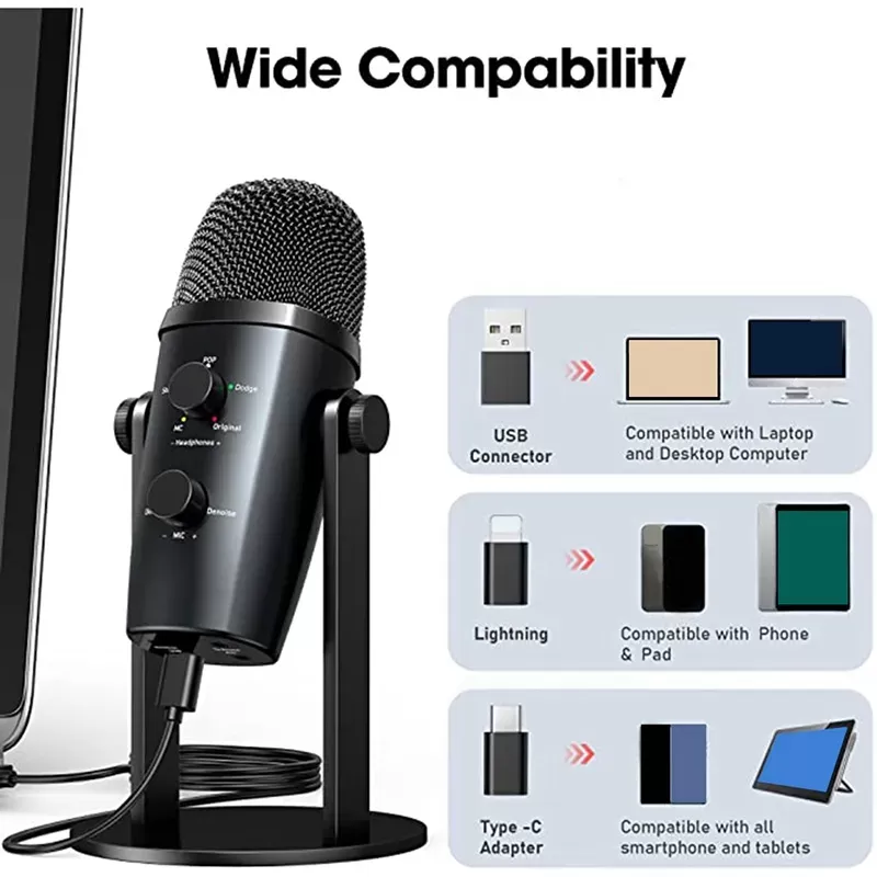Microphone USB Professionnelle Studio  image 3