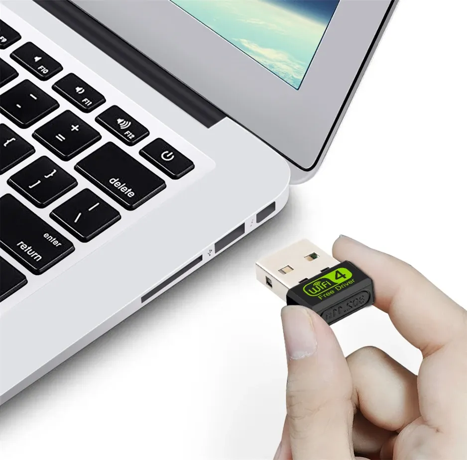 Mini Adaptateur WiFi USB 150Mbps – Carte Réseau Sans Fil Free Driver pour PCimage-2
