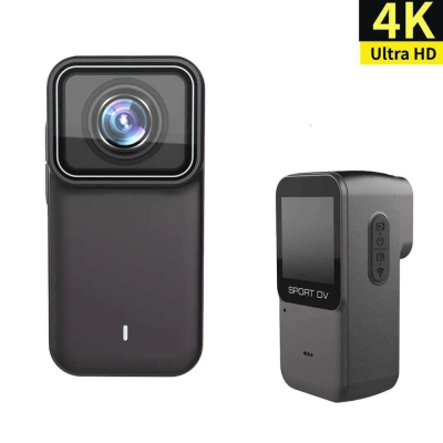 Mini Caméra d'Action 4K WiFi Kaysunlink (26L0513) – Caméra Pouce Portative pour Casque, Moto, Vélo & Vlog