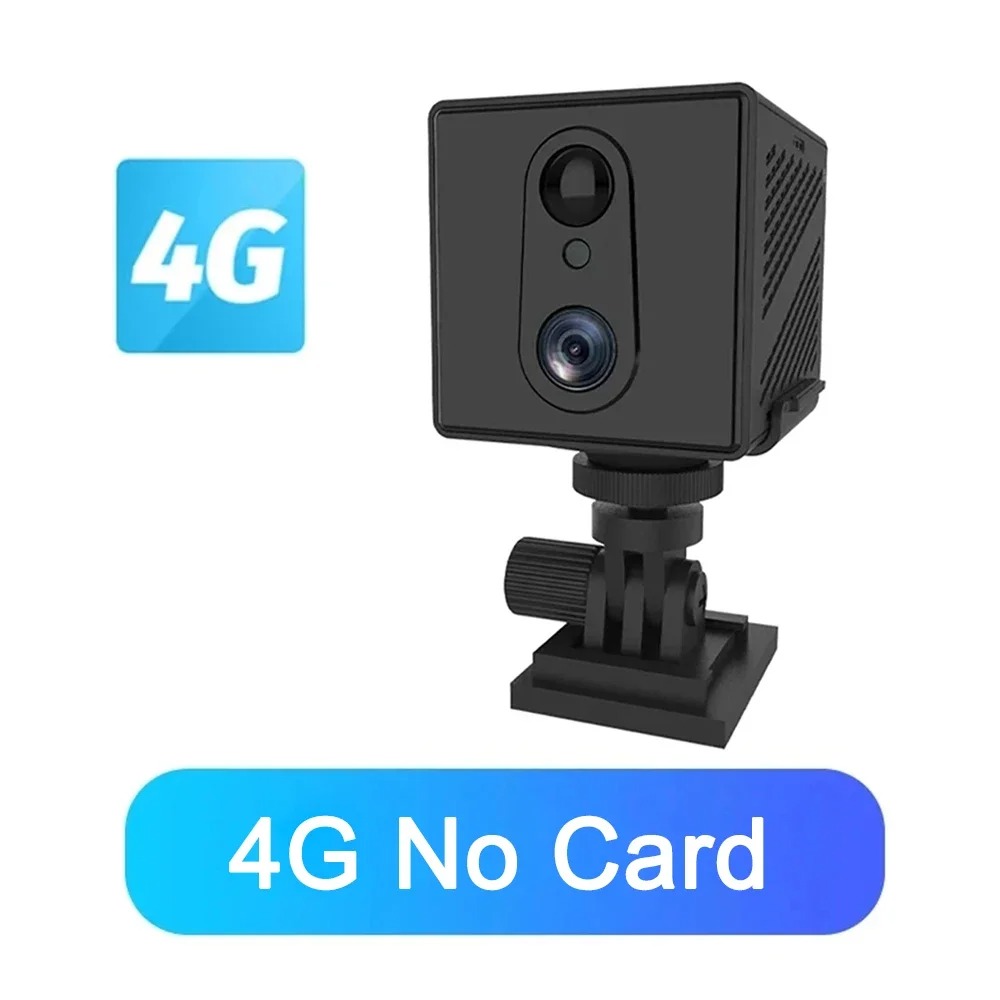 Mini Caméra de Surveillance 4G SIM & WiFi 5MP – Détection Humaine & Vision Nocturne (Support jusqu'à 128 Go)image-2