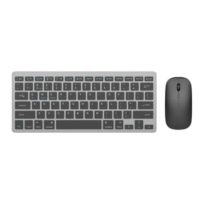 Mini Clavier Sans Fil 87 Touches + Souris BT78 – Pack Compact Multidispositif pour PC, Mac & Android image 3