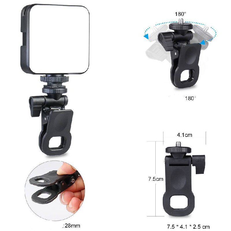 Mini Lampe LED pour Selfie Photo et Video image 1