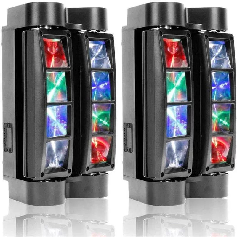 Mini Lumière de Scène LED Araignée avec Tête Mobile. image 3