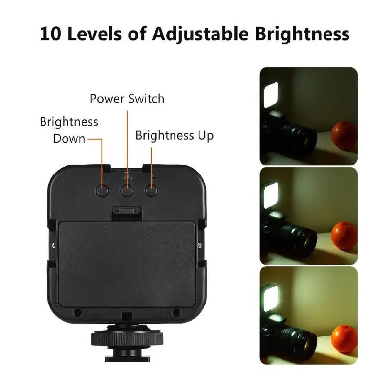 Mini Lumière Vidéo LED Portable image 3