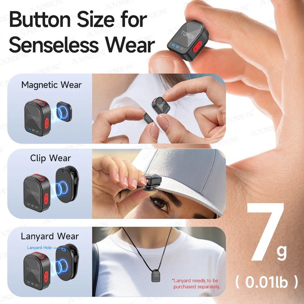 Mini Microphone Lavalier Sans Fil Professionnel – Micro-Cravate avec Réduction de Bruit ENCimage 4