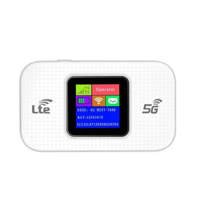 Mini Routeur WiFi 4G LTE MF680 – Point d’accès mobile avec Batterie 3000mAh et fente SIM.