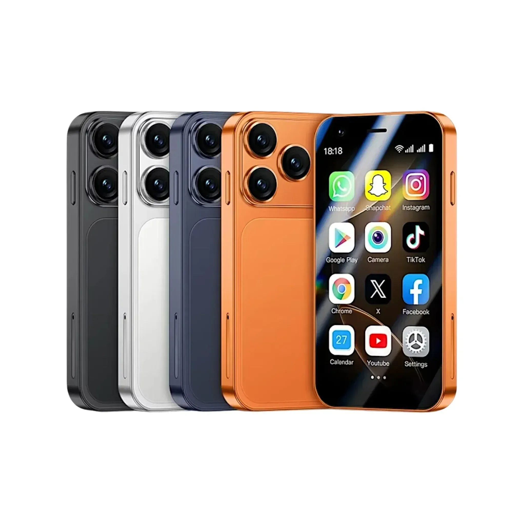 Mini Smartphone 17 Pro Max Android (3.0