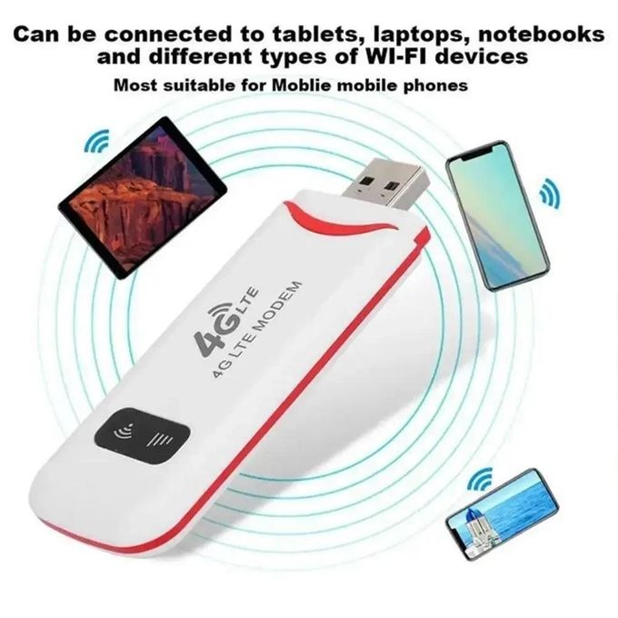 Luernas Adaptateur Réseau Sans Fil Usb 4G Lte, Routeur Wifi De Poche