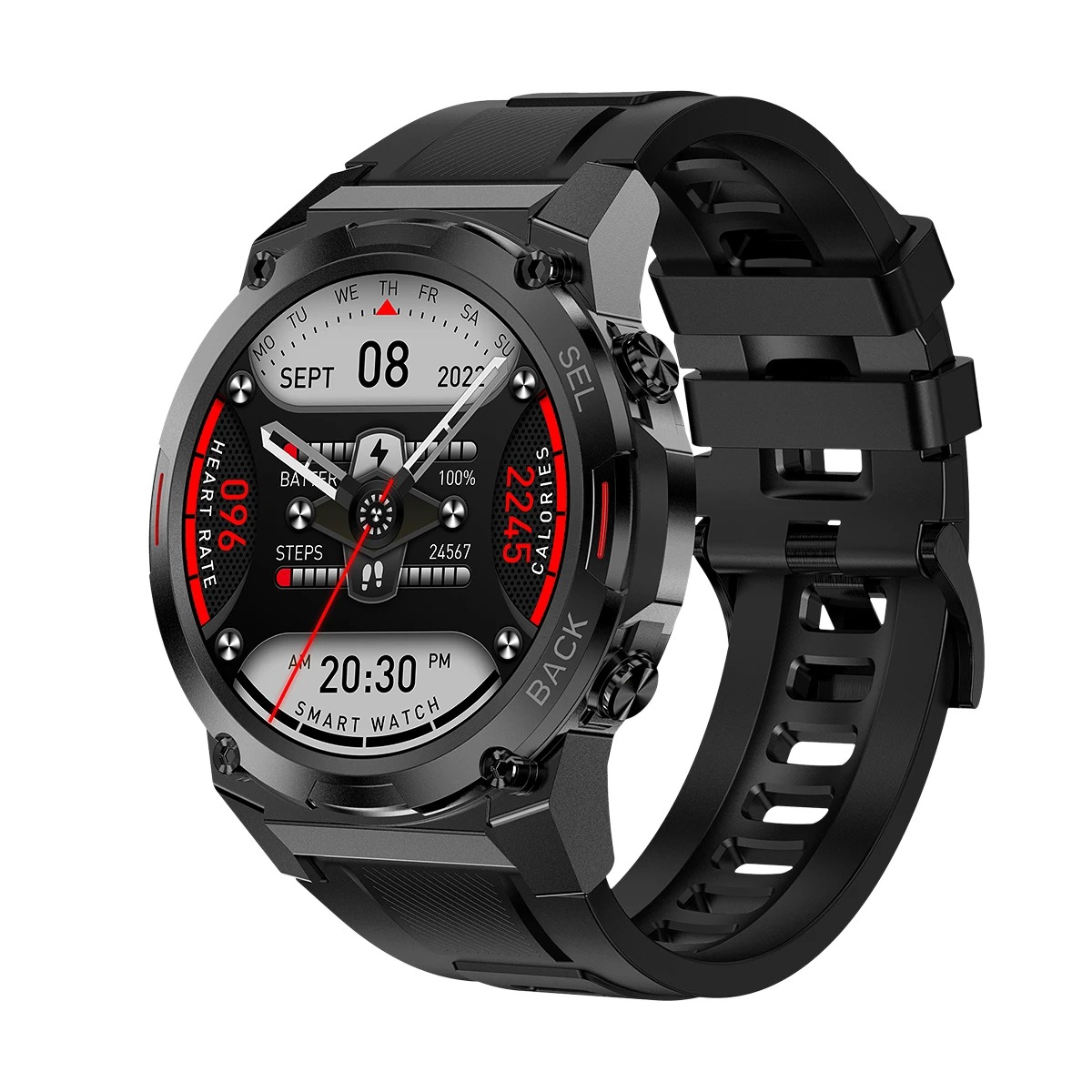 Montre Connectée Militaire YERAD Gard Pro Ultra 2+ AMOLED  image 1