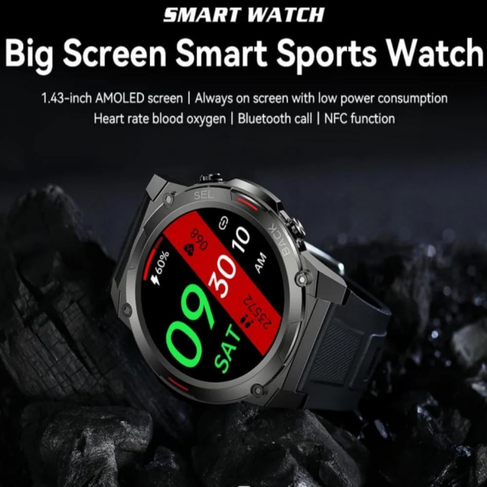Montre Connectée Militaire YERAD Gard Pro Ultra 2+ AMOLED  image 3