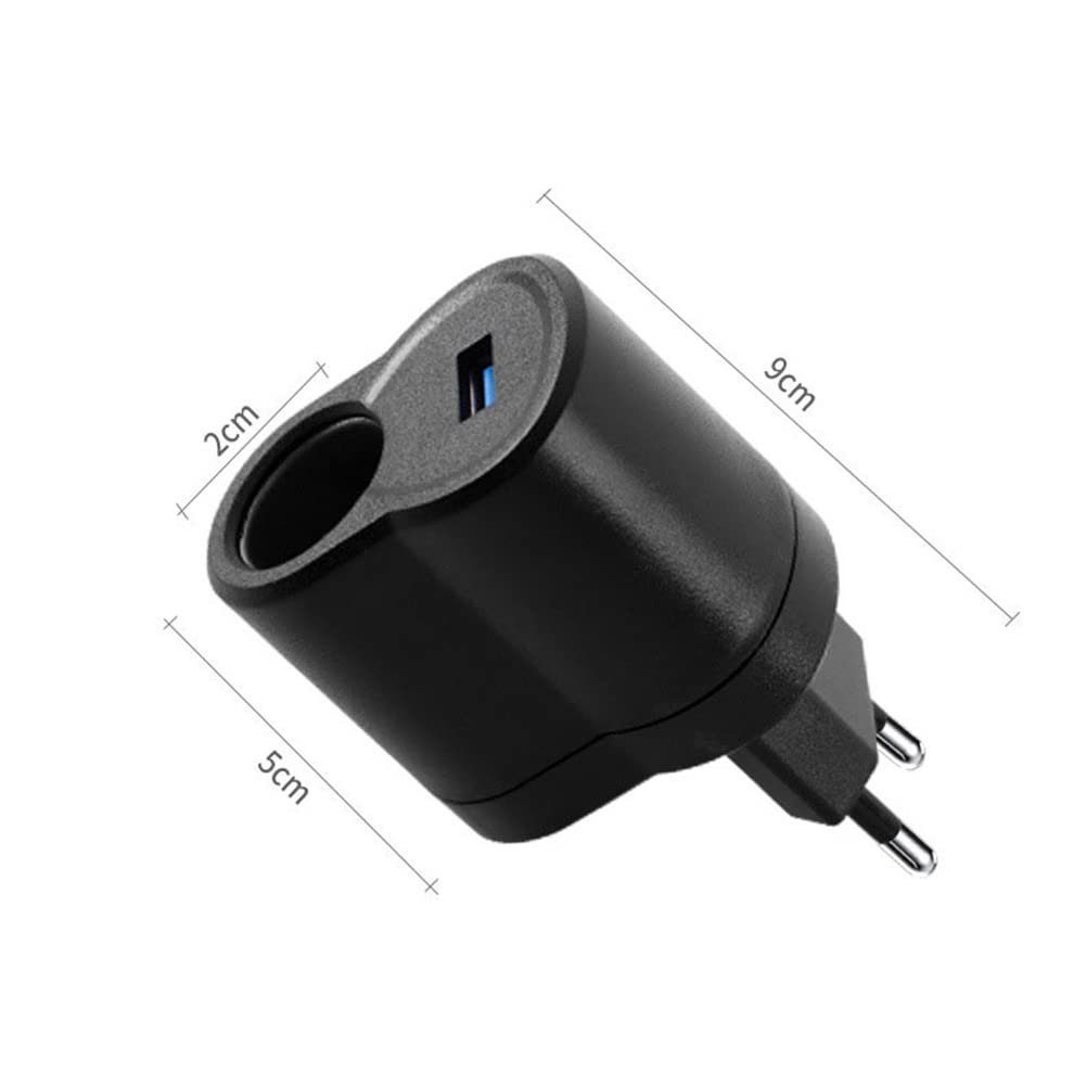 MoreChioce Convertisseur Tension AC-DC – Adaptateur Allume-Cigare 110V-220V vers 12V image 3