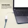 Multiple USB-C USB 3.1 Type C to RJ45 Ethernet Lan Adapter Hub whiteimage 4