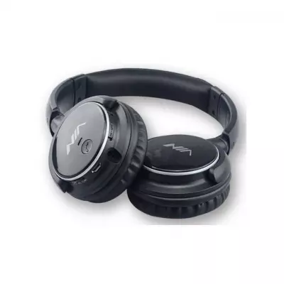 GENERALE - Nia Casque Wireless Bluetooth Android - Apple Avec Lecteur Micro SD - FM Radio - Aux-entrée - Style hommes et femmes Noir Haute qualité