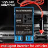 Onduleur de voiture 12V/24V vers 220V avec USBimage-2