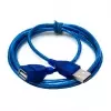OR  USB 2.0 mâle à femelle câble de synchronisation transfert les données d'extension-Blue-3M image 1