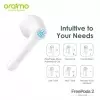 Oraimo Écouteurs Sans Fil, Bluetooth, FreePods 2, Blanc, Boîte de Charge 500mAh, garantie 1 an image 3