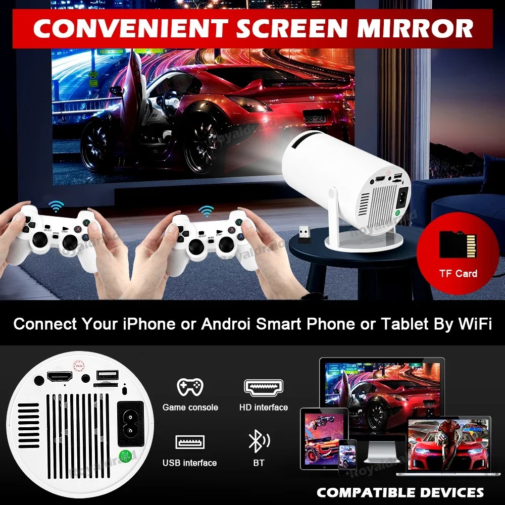 P90 Max Pro Projecteur Gaming 4K : Console & Cinéma Intégré image 3