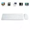 Pack Clavier et Souris Sans-Fil Blanc Ultra-Minceimage-2