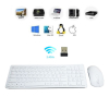 Pack Clavier et Souris Sans-Fil Blanc Ultra-Mince image 1