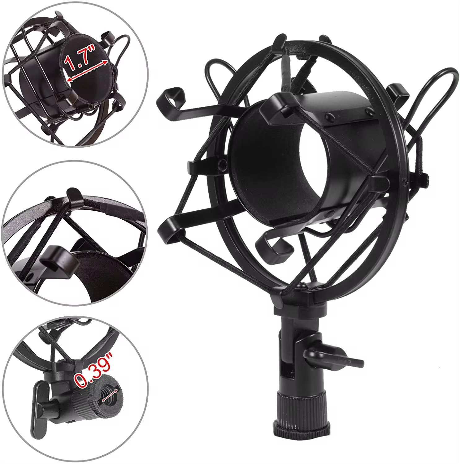 Pack Microphone Studio Professionnel avec Support BM-800image-2