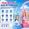 Pack Talkie-Walkie Vidéo HD pour Enfants – Caméra Intégrée, Portée 500m & Recharge USB-C image 1