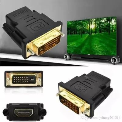 GENERALE - PARTAGEZ CE PRODUIT   Adaptateur DVI mâle vers HDMI femelle pour moniteur / HDTV