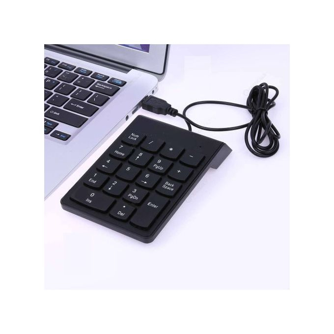 Pavé Numérique Sans Fil Pro – Mini Clavier 18 Touches USB pour Mac & Windows image 3
