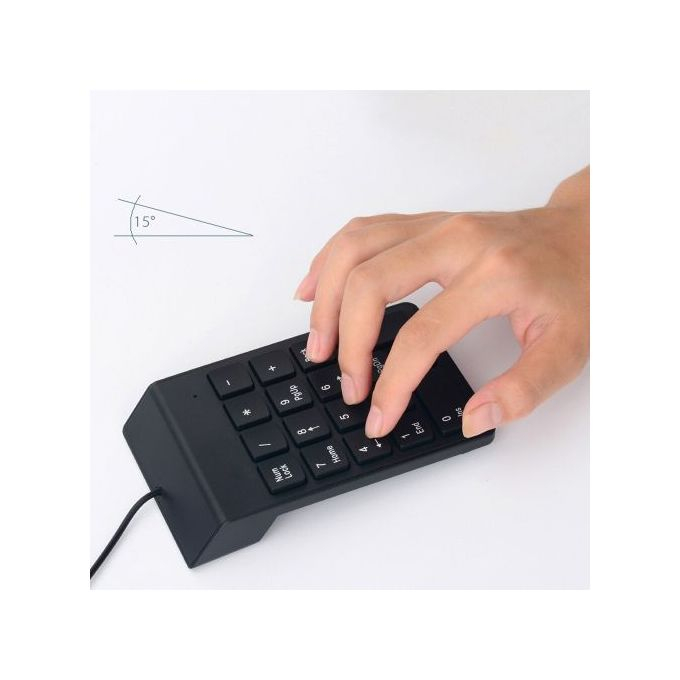 Pavé Numérique Sans Fil Pro – Mini Clavier 18 Touches USB pour Mac & Windowsimage 4