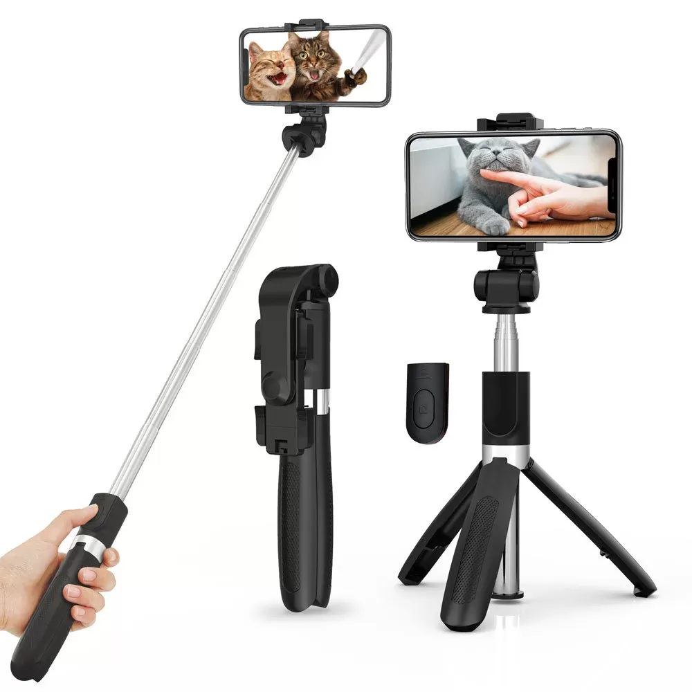Perche à Selfie Bluetooth Extensible avec Télécommande image 1
