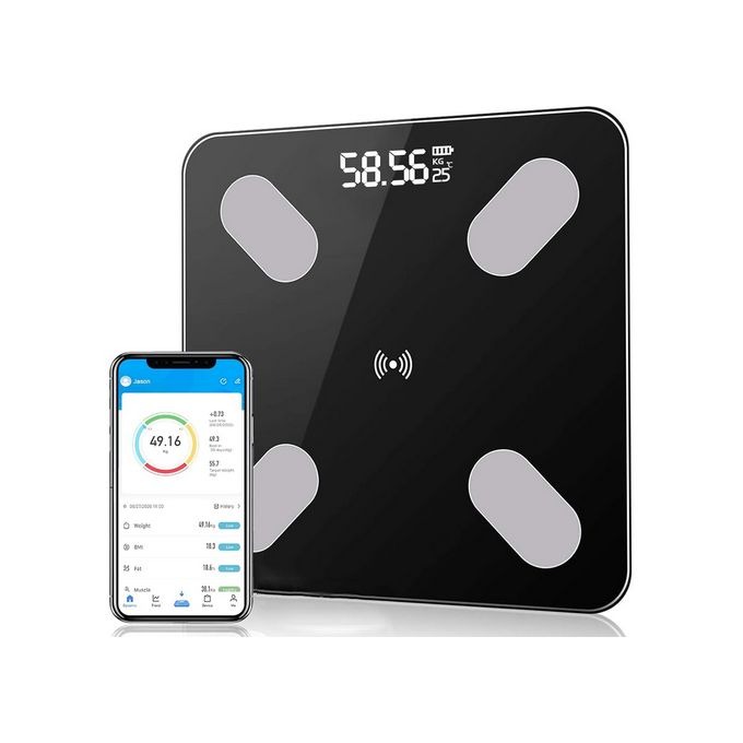 Pèse-Personne Électronique Intelligent Bluetooth – Balance Multifonctionnelle