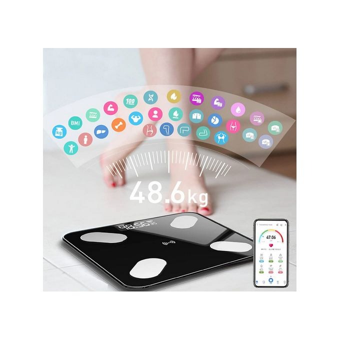 Pèse-Personne Électronique Intelligent Bluetooth – Balance Multifonctionnelleimage-2