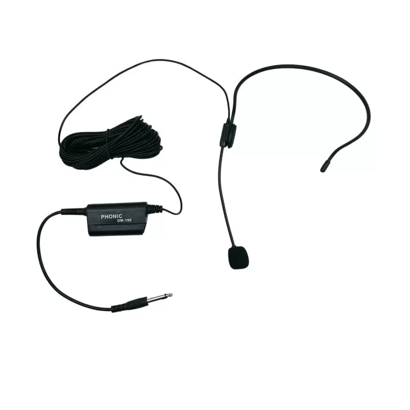 Phonic DM-190 : Casque Micro Filaire Haute Qualité avec Câble 10m image 1