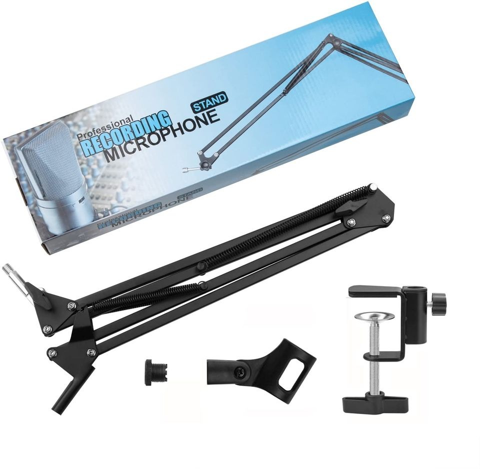 Pied de Microphone Professionnel Réglable – Support Studio Haute Stabilité image 3