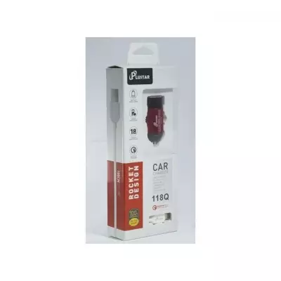GENERALE - Plustar MY-118Q De Voiture Mini Chargeur rapide 3.0 A Qualcomm + Câble 1m